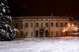 Robecco d'Oglio - villa Barni della Scala - vista notturna.jpg
