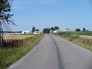 Ostrolenkas apriņķa ainava (Rostku ciems Trošinas gminā)