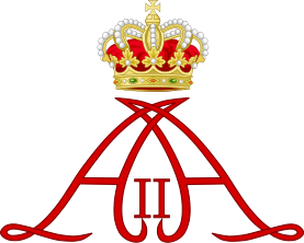 File:Royal Monogram of Prince Albert II of Monaco, Variant.svg