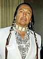 Russell Means in maart 1987 geboren op 10 november 1939