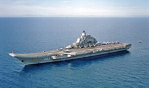 ТАВКР «Адмирал Флота Советского Союза Кузнецов» январь 1996