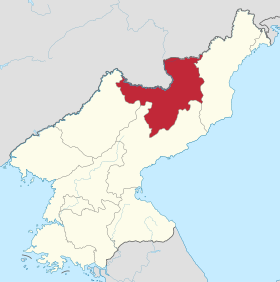 Ryanggang-do in North Korea.svg