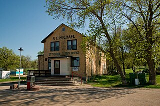 <span class="mw-page-title-main">Saint Michael, North Dakota</span> Unincorporated community in North Dakota, United States