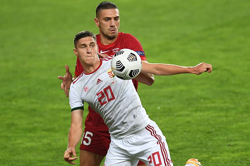 File:Sallai and Demiral in the international match (September 2020).jpg