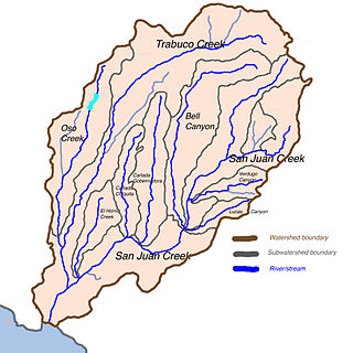 <span class="mw-page-title-main">Course of San Juan Creek</span>