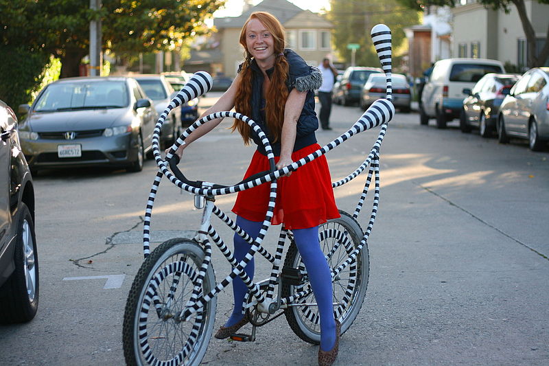 File:Santa Cruz Bike Party participant, June 21 2013.jpg