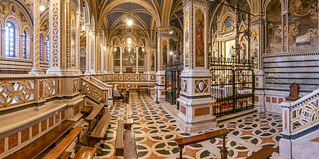 Internal view of the Santuario di Santa Maria delle Grazie church