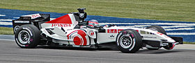 Sato (BAR) qualifying at USGP 2005.jpg