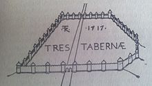 Skitse af den romerske mur af Saverne