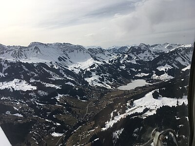 Schwarzsee (frozen) in early March