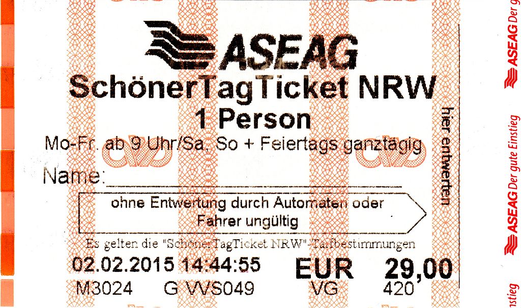 Schöner Tag Ticket Niedersachsen