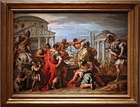 С. Риччи. Камилл освобождает Рим. 1716—1720