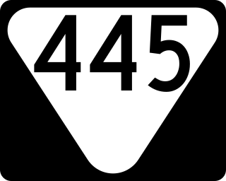 <span class="mw-page-title-main">Tennessee State Route 445</span> Road in Tennessee, United States of America