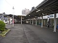 View of the Seibu platforms in December 2008, with platform 2 on the right