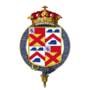 Shield of arms of George Brudenell-Bruce, 2nd Marquess of Ailesbury, KG, PC, DL.png