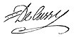 Signature de Gabriel de Cussy