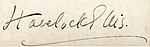 Signature of Havelock Ellis (1859-1939), Psychologist and Biologist (2575987702) (cropped).jpg