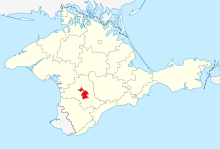 Simferopol municipality in Crimea (disputed status).svg