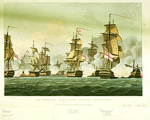 Sir Richard Strachan's Action - 4 November 1805, Courageaux seen second right Sir Richard Strachan's Action, Nov. 4 1805.jpg