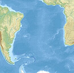 Mappa di localizzazione: Oceano Atlantico meridionale