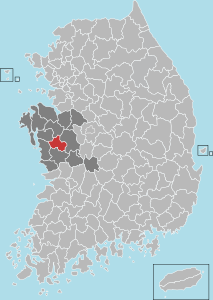 South Chungcheong-Cheongyang.svg