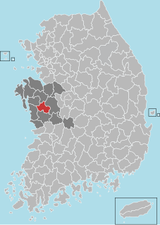 Cheongyang County County in Hoseo, South Korea