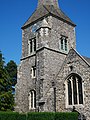 Southwest view of the Church of St Nicholas, Chislehurst. [753]