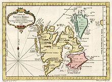 Map of Svalbard dating from 1758 Spitsbergen 1758.jpg