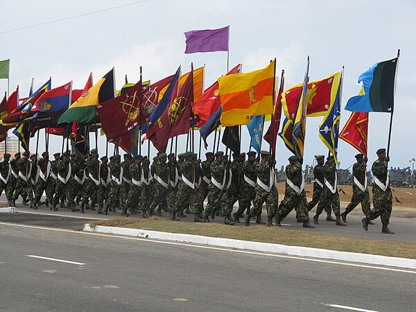 Sri Lanka Army flags