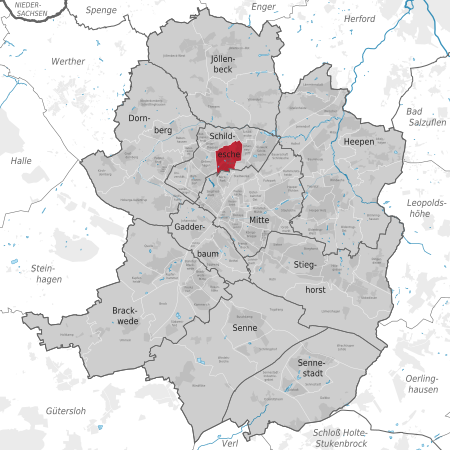 Stadtteil Sudbrack in Bielefeld