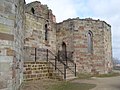 English: The Stafford Castle - entrance Français : Le Château de Stafford - entrée