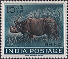 Stamp of rhinoceros