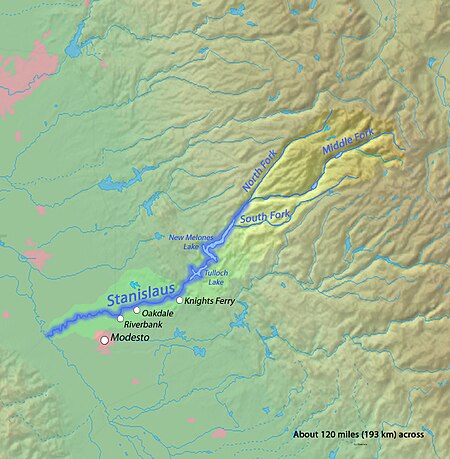 Stanislausrivermap