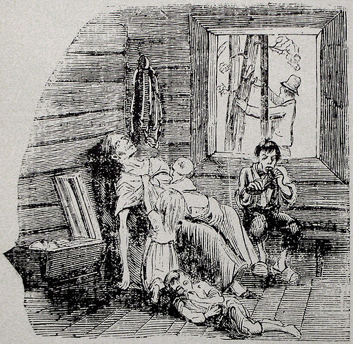 Starvation image from Fäderneslandet 1867