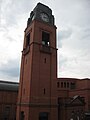 Polski: Stary Browar w Poznaniu - wieża zegarowa na Dziedzińcu Sztuki English: Stary Browar (Old Brewery) in Poznań, Poland - clock tower