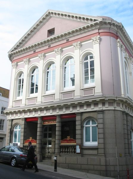 The States building in St. Helier
