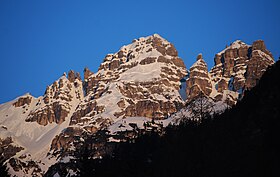 Blick auf die Ostwand des Steingrubenkogels.