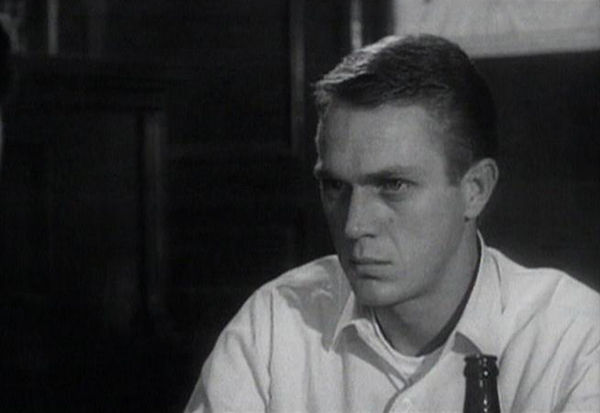 McQueen in The Great St. Louis Bank Robbery (1959)