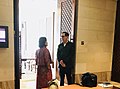 Steven Mnuchin and Sri Mulyani Indrawati at 2018 IMF Meeting.jpg