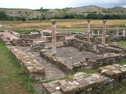 Site of the excavations in Stobi