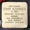 Stolperstein Dennewitzstr 19 (Schön) Ernst Alexander.jpg