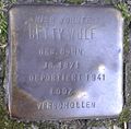 Stolperstein Köln Spichernstraße 24 Betty Wulf