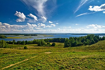 El lago Strusta, en la provincia de Vítebsk.