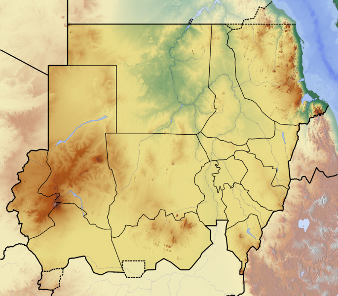 File:Sudan location map Topographic.png