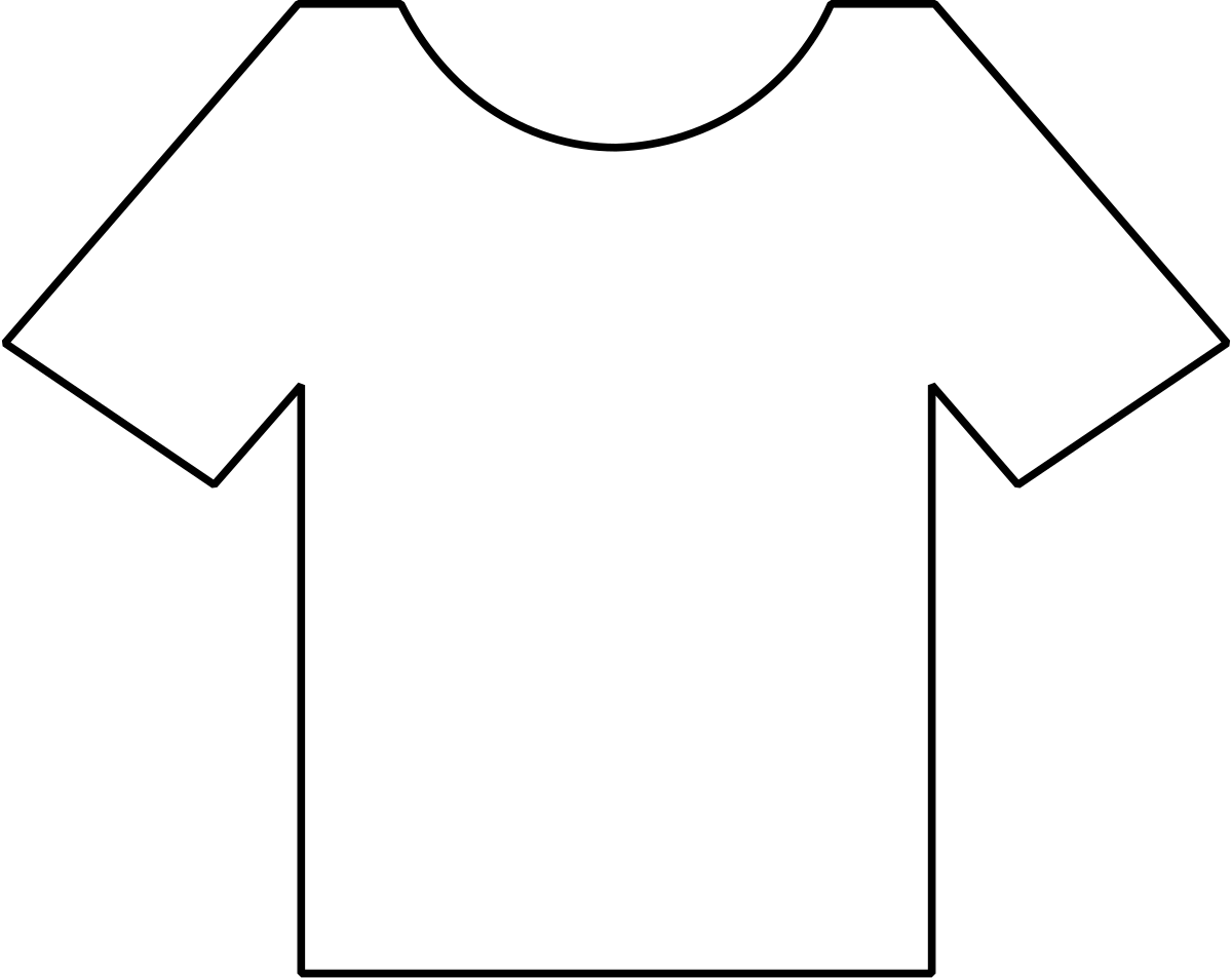 Ficheiro:T-shirt (White).svg - Wikipédia, a enciclopédia livre