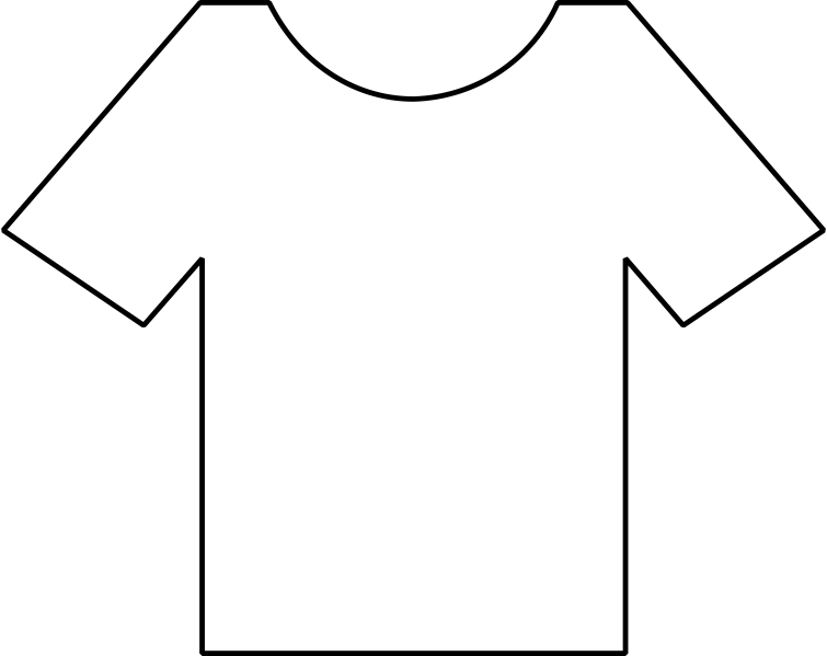 Download File:T-shirt (White).svg - Wikipedia