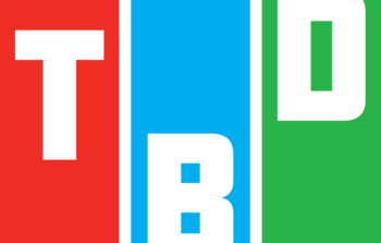 Original TBD logo, used from February 13, 2017 to August 25, 2019.