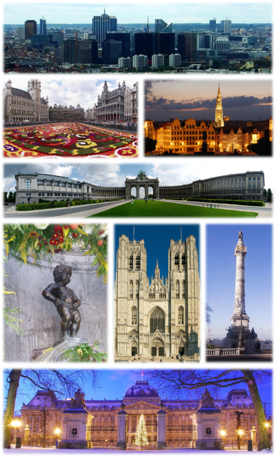 مدينة بروكسل: التقسيم الإداري, الاقتصاد والبنية التحتية, الثقافة والمعالم السياحية
