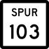 State Highway Spur 103 markeri