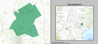 Texass 31st congressional district U.S. House district for Texas